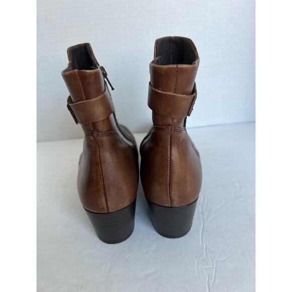 NWOT ECCO Women Shape 35 Wrapped
Shaft Cognac Brown Leather Boot 11-11.5 EU 42 - Picture 8 of 11